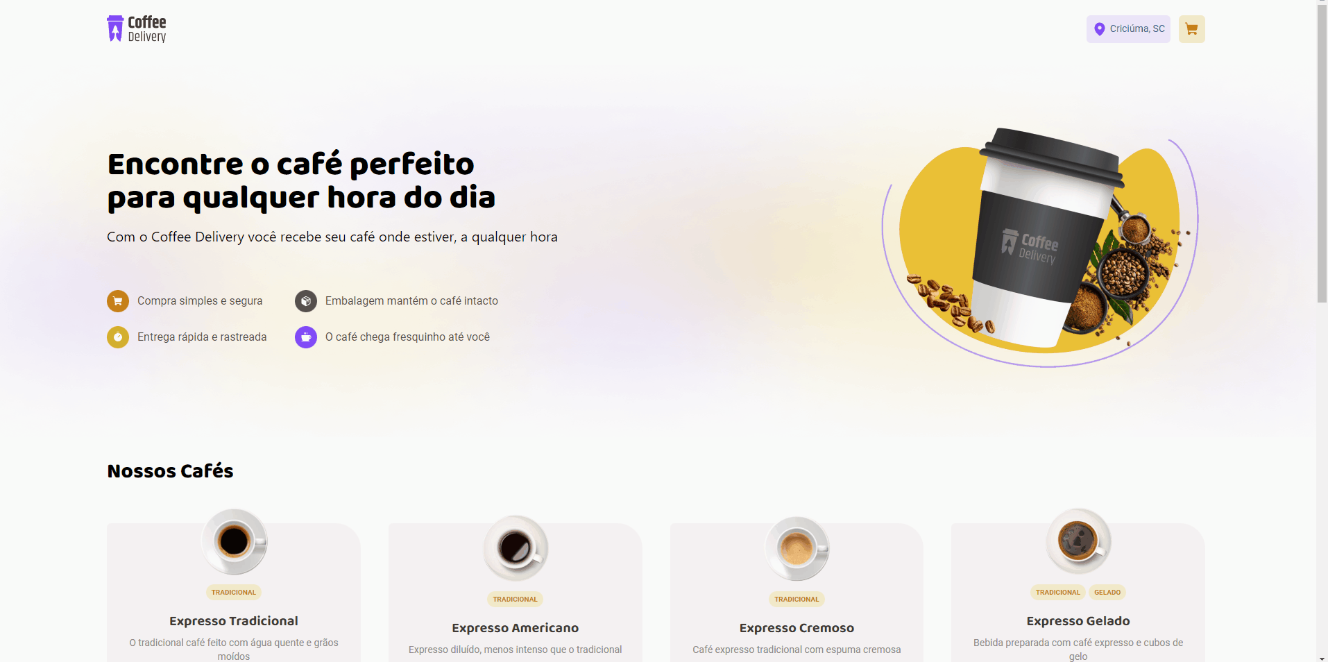 E-Commerce de cafés